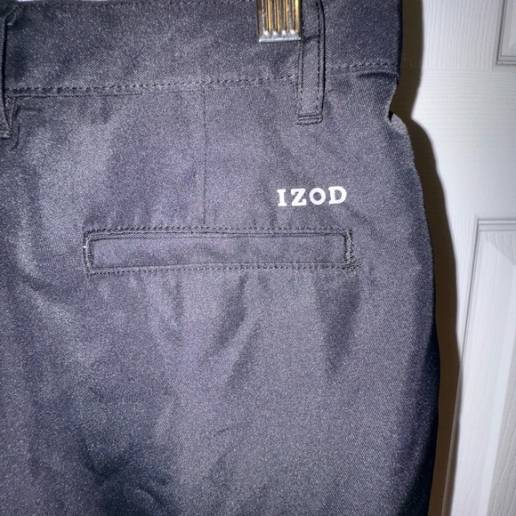 IZOD Golf Boys (Juniors) Black Performance Shorts Size 16 Regular - Picture 7 of 8